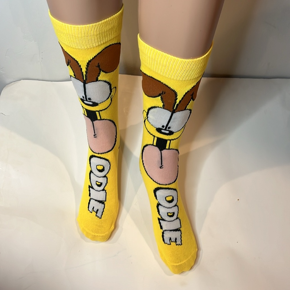 Garfield Character Odie The Dog Cotton Unisex Socks